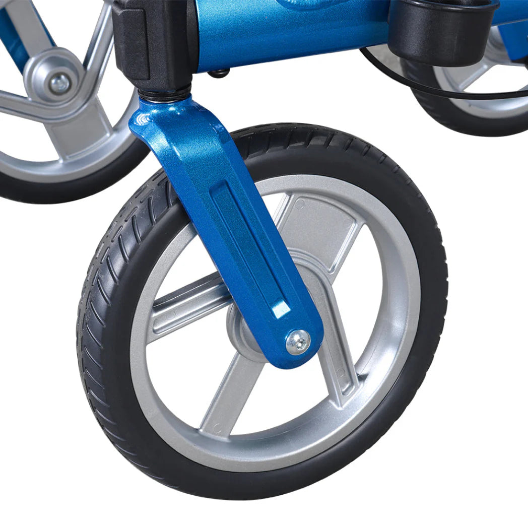 Welzo GlideFlex lichtgewicht geveerde rollator