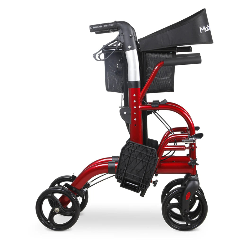 Welzo Switch 2-in-1 Rollator and Transit Wheelchair