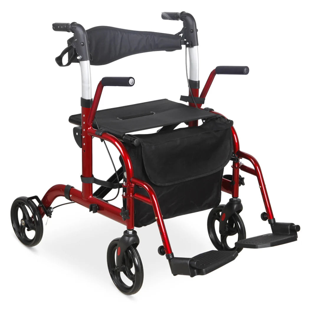 Welzo Switch 2-in-1 Rollator and Transit Wheelchair