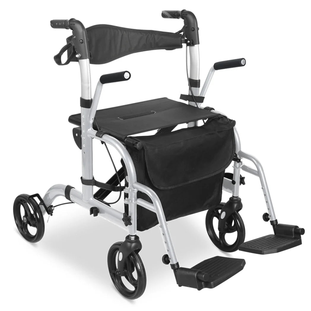 Welzo Switch 2-in-1 Rollator and Transit Wheelchair