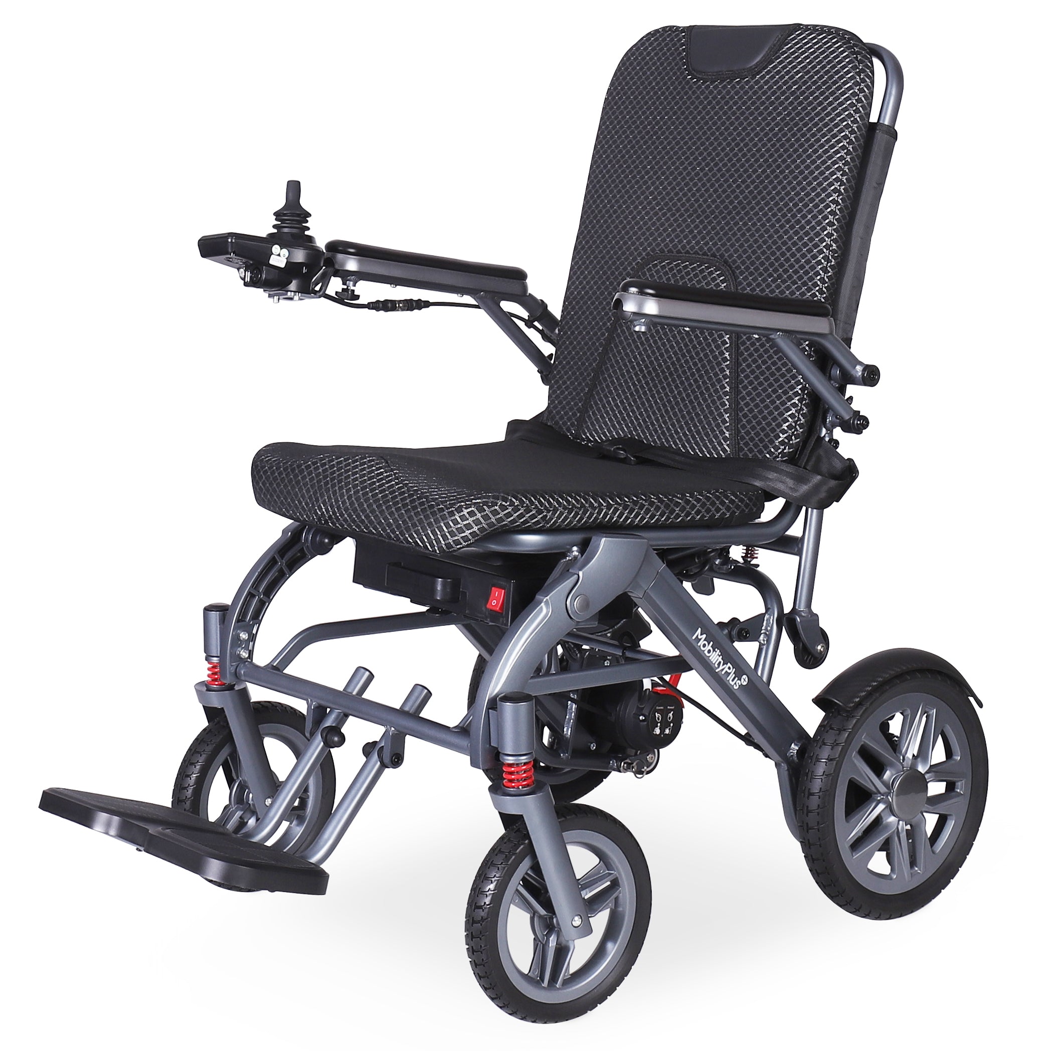 Welzo Travel Electric Wheelchair – Lightweight Folding Power Chair with Compact Design