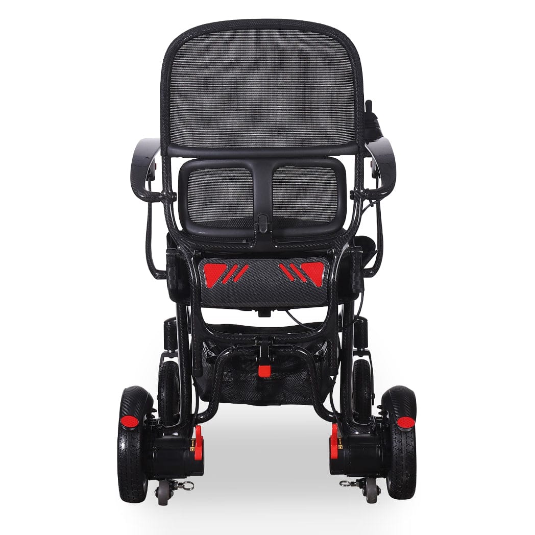 Welzo ExoGlide ultralichte opvouwbare elektrische rolstoel van carbon - afbeelding 12
