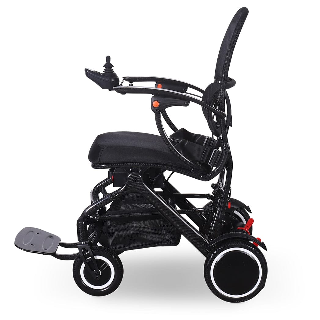 Welzo ExoGlide ultralichte opvouwbare elektrische rolstoel van carbon - afbeelding 11