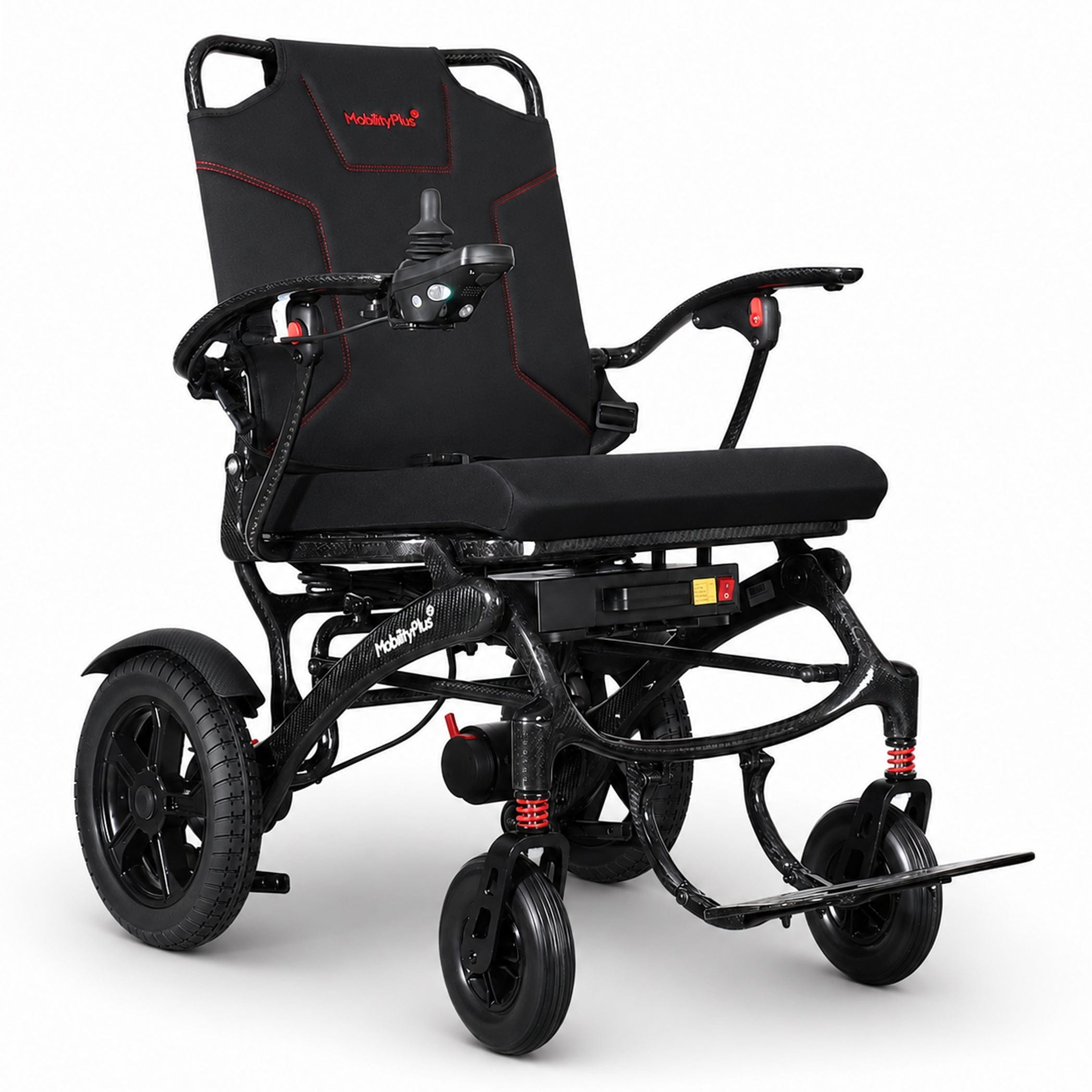 Welzo SuperNova Ultra-Light Carbon Folding Electric Wheelchair | Wide Seat, 160kg Load Capacity - image 6