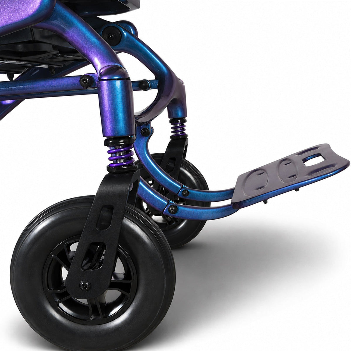 Welzo SuperNova Ultra-Light Carbon Folding Electric Wheelchair | Wide Seat, 160kg Load Capacity - image 17