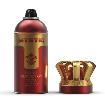 Rouge Perfection Extra Long Lasting Daily Fragrance in Luxurious Packaging with Saffron Jasmine Cedarwood Amber Musk 250ml