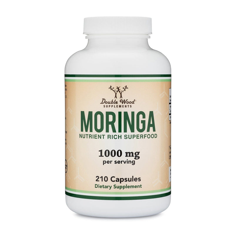 Double Wood Moringa - 210 x 500 mg capsules - Welzo