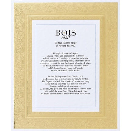 BOIS 1920 Classic 1920 EDT Vapo 100ml