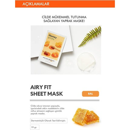 Missha Airy Fit Honey Sheet Mask 19g