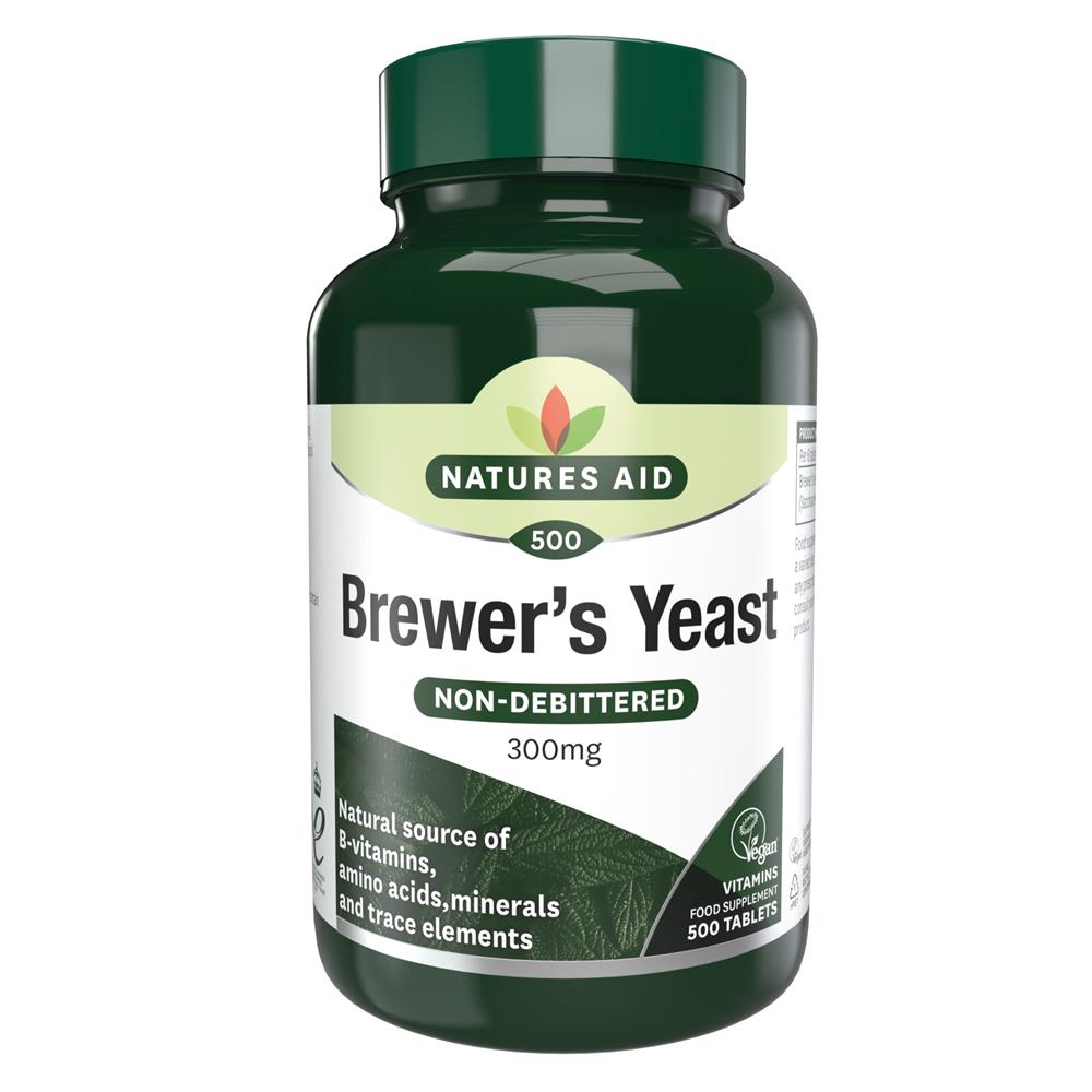 Brewers Yeast - 300mg 500 Tabs, Natures Aid