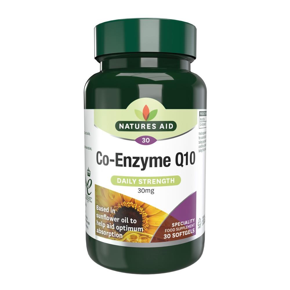 Co-Q-10 - 30mg (Co Enzyme Q10) 30 Caps, Natures Aid