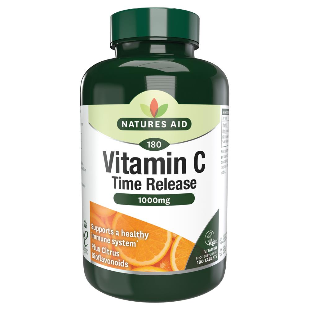 Vitamin C - 1000mg Time Release 180 Tablets, Natures Aid