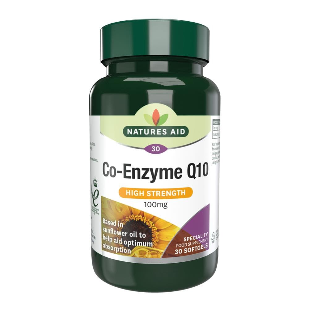 Co-Q-10 - 100mg (Co Enzyme Q10) 30 Caps, Natures Aid