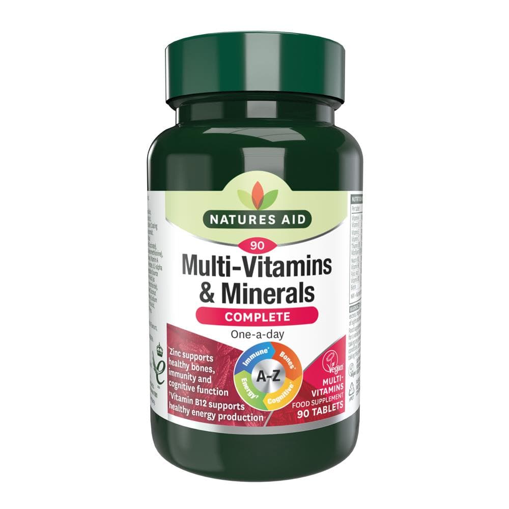 Multi-Vitamins & Minerals (Vegetarian Antioxidant, Natures Aid