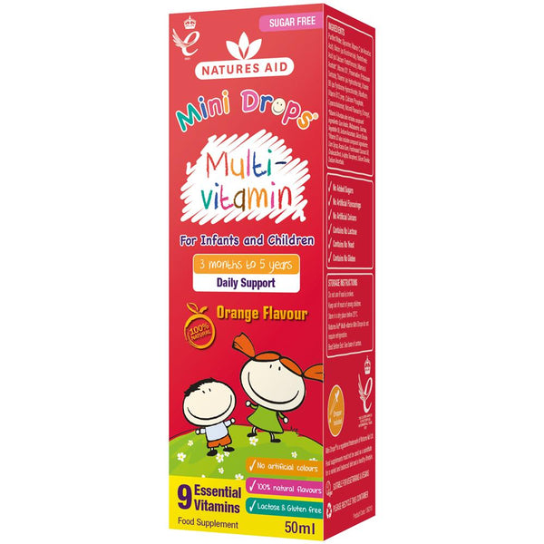 Multi-Vitamin Drops 50ml, Natures Aid