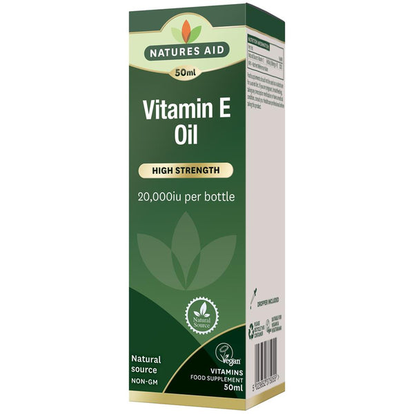 Vitamin E Oil 20000iu 50ml, Natures Aid