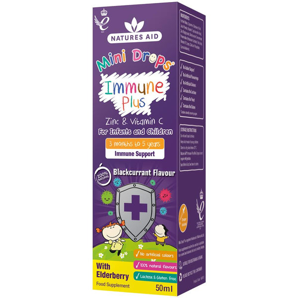 Immune Plus Children's Drop 50ml, Natures Aid