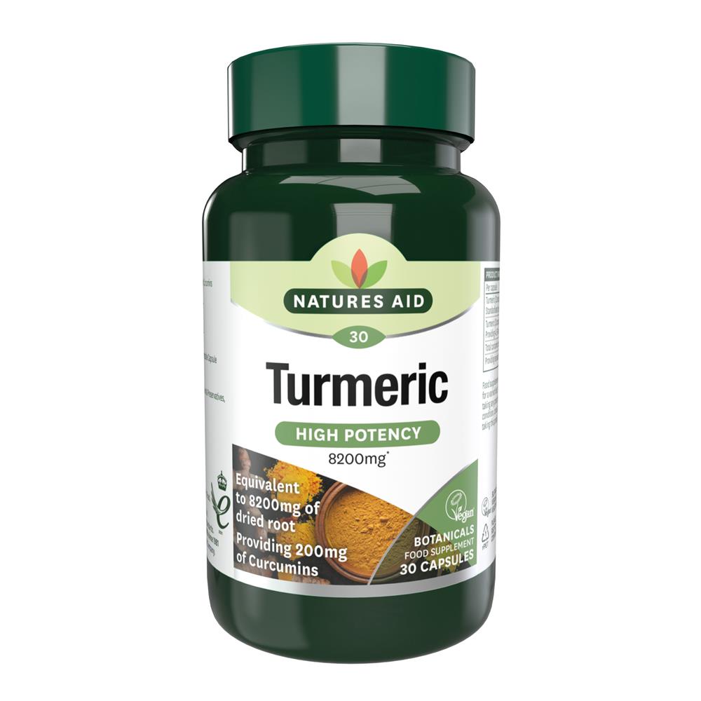 Turmeric 8200mg (High Potency), Natures Aid