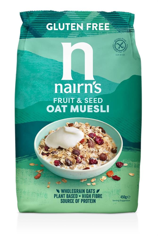 Gluten Free Fruit and Seed Oat Muesli 450g, Nairns