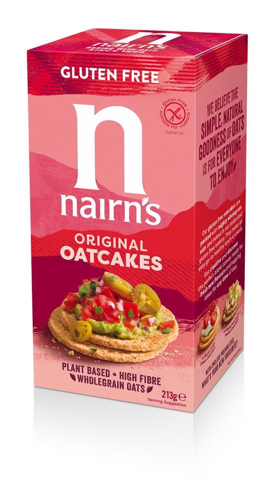 Nairn's Gluten Free Oatcakes 213g, Nairns