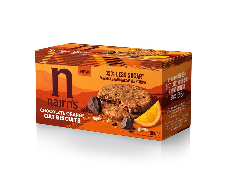 Chocolate Orange Oat Biscuits 200g, Nairns