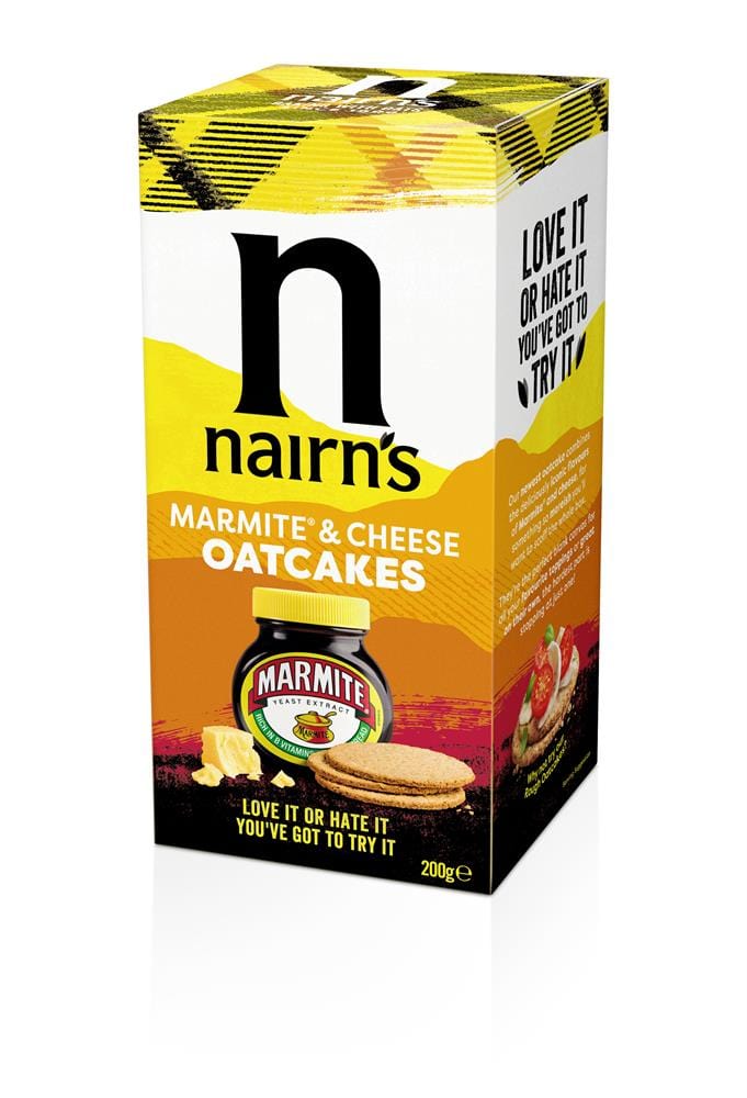 Nairn's Marmite & Cheese Oatcakes 200g, Nairns