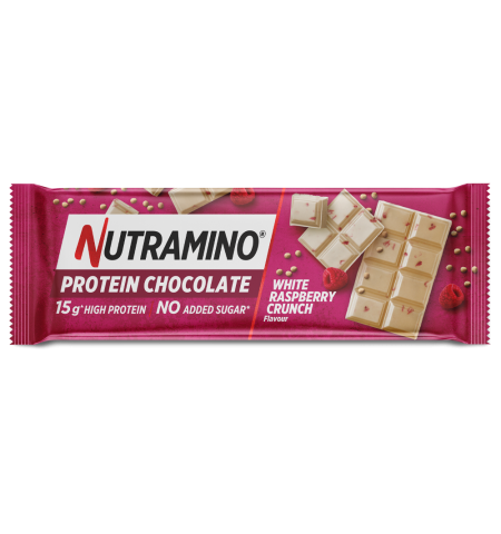 Nutramino Protein Chocolate Bar 16x50g White Chocolate Raspberry