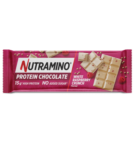 Nutramino Protein Chocolate Bar 16x50g White Chocolate Raspberry