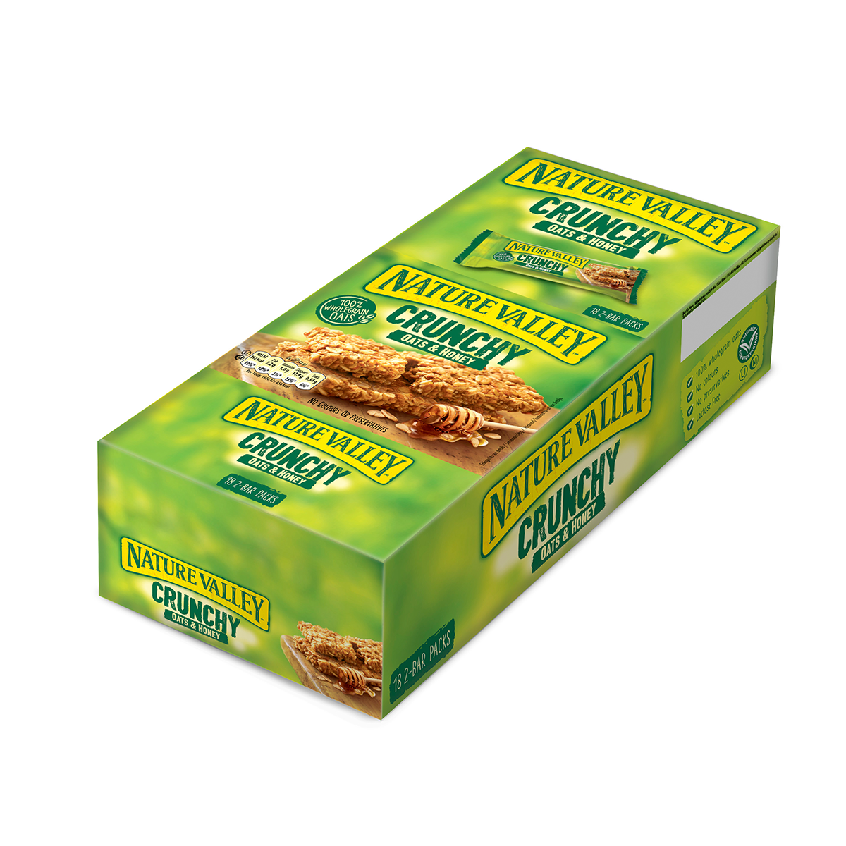 Nature Valley Crunchy 18x42g Oats & Honey