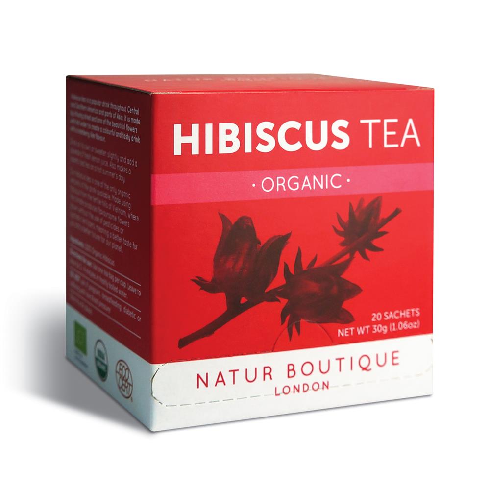 Organic Hibiscus Tea 20 Sachet, Natur Boutique