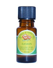 Lemon Essential Oil Organic 10ml, Natural By Nature Oils