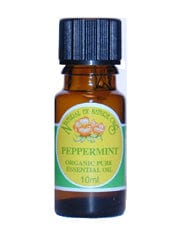 Peppermint Essential Oil Organic 10ml, Natural By Nature Oils