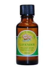 Lavender Organic Essential Oil 30ml, Natural By Nature Oils