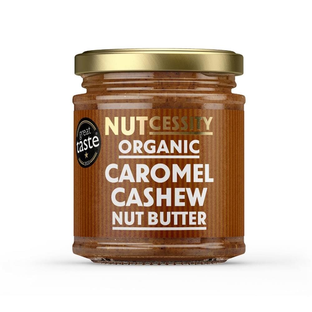 Organic Vegan Caromel Cashew Nut Butter 170g [Peanut-Free], Nutcessity