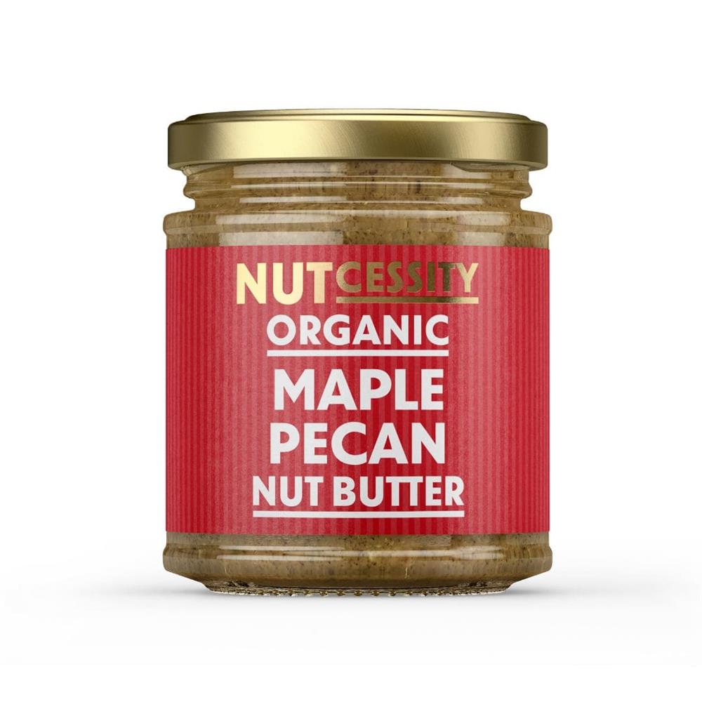 Organic Vegan Maple Pecan Nut Butter 170g [Peanut-Free], Nutcessity