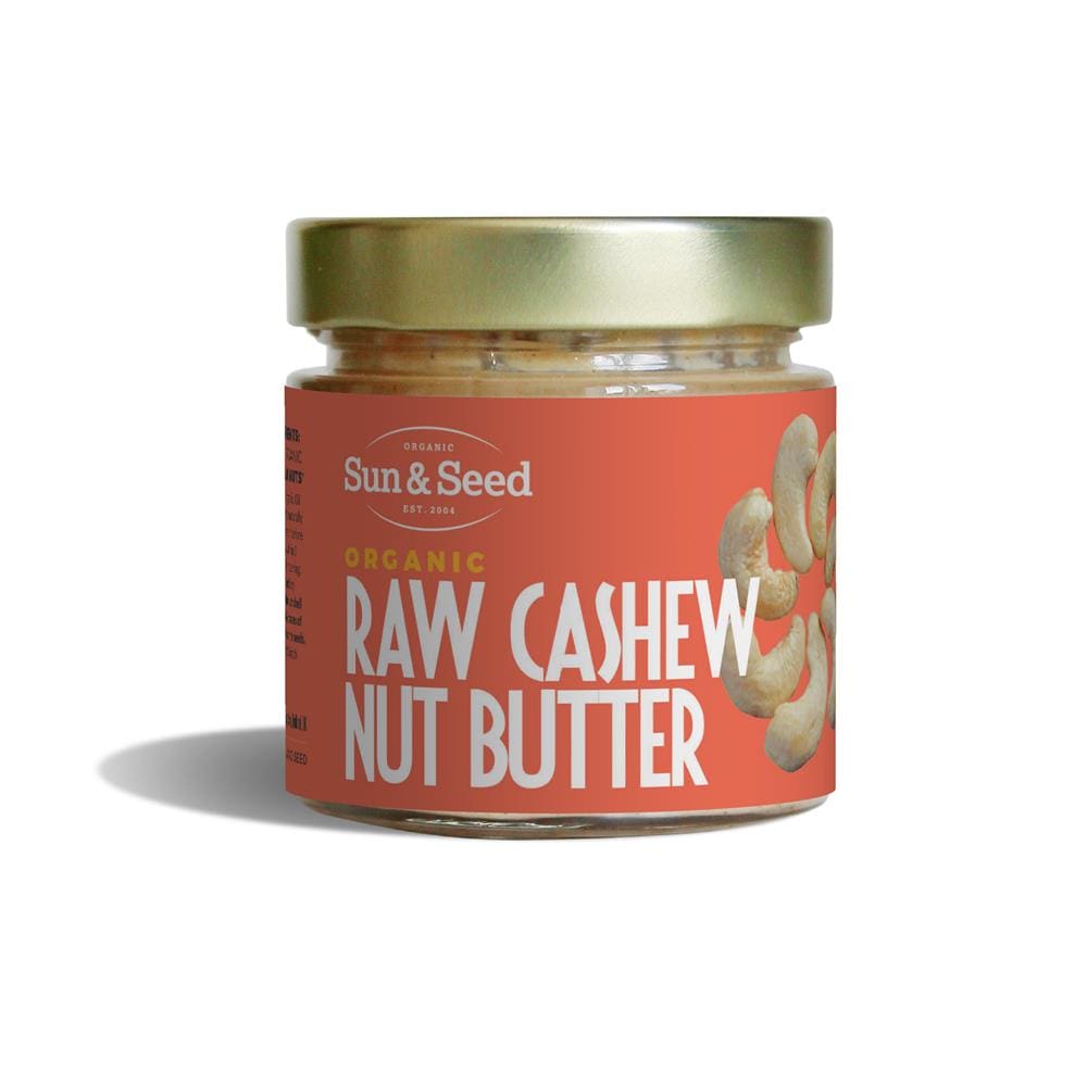 Sun and Seed Organic Raw Cashew Nut Butter 200g, Sun and Seed