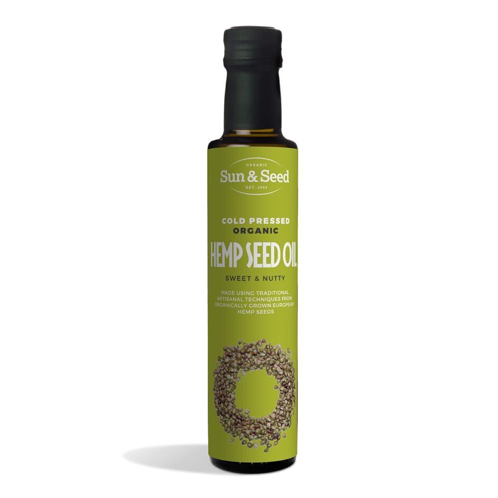 Organic Hemp Seed Oil-cold pressed 250ml, Sun and Seed