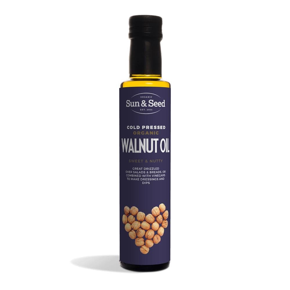 Sun and Seed Organic Walnut Oil-cold pressed 250ml, Sun and Seed