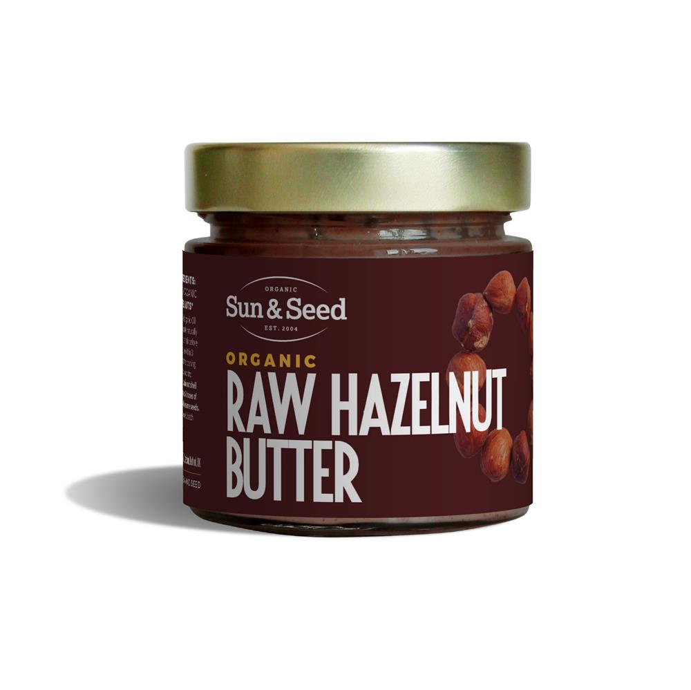 Sun and Seed Organic Raw Hazelnut Butter 200g, Sun and Seed