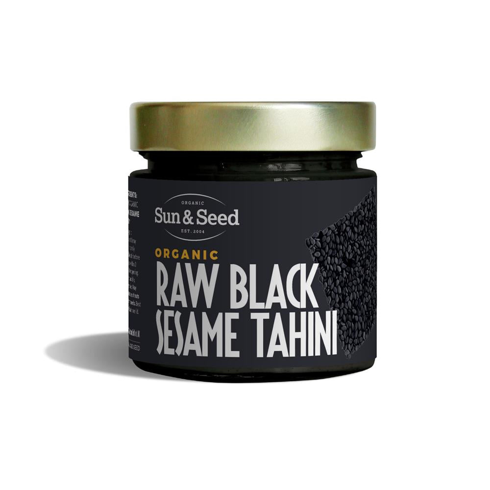 Sun and Seed Organic Raw Black Sesame Tahini 200g, Sun and Seed