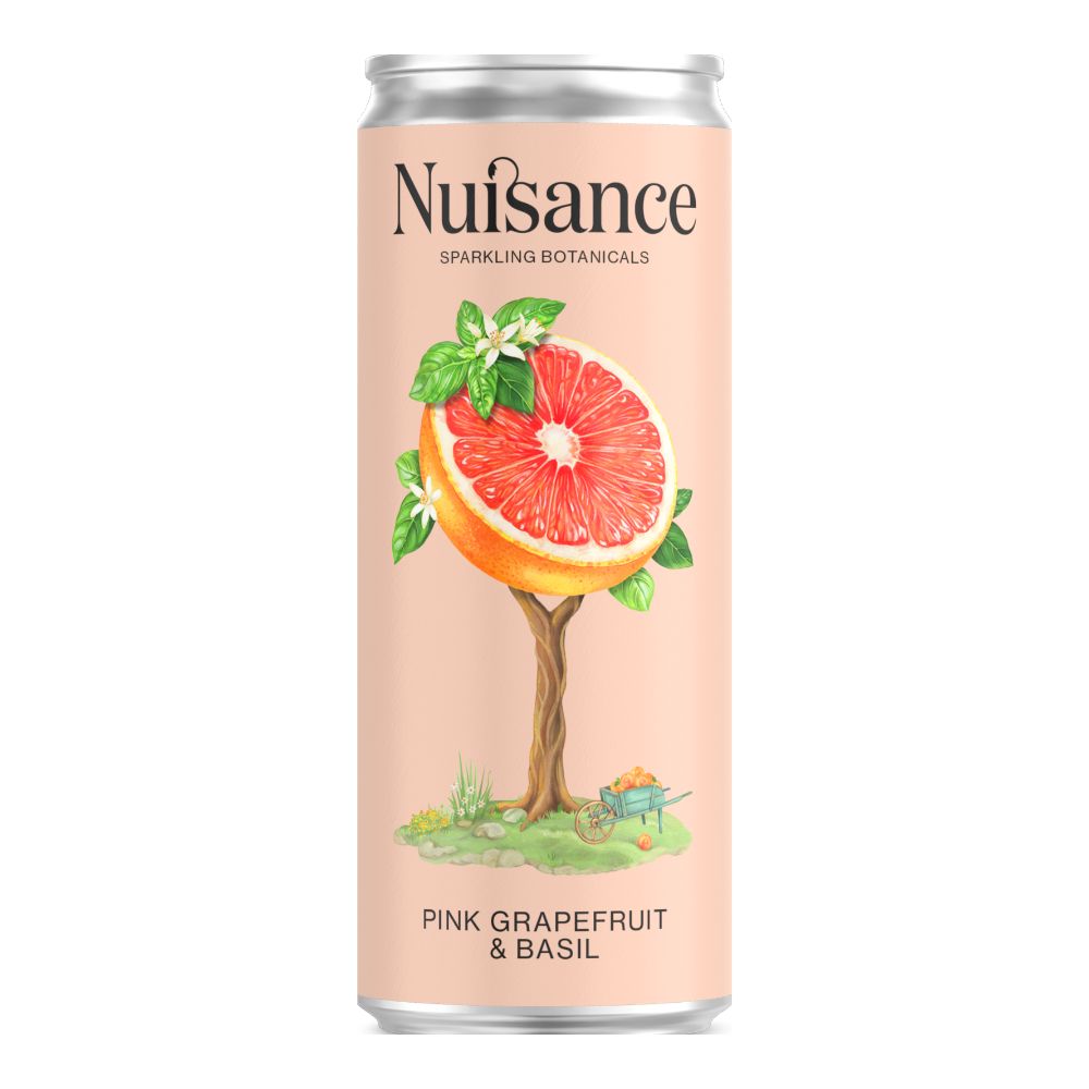 Nuisance Pink Grapefruit & Basil (250ml), Nuisance Drinks