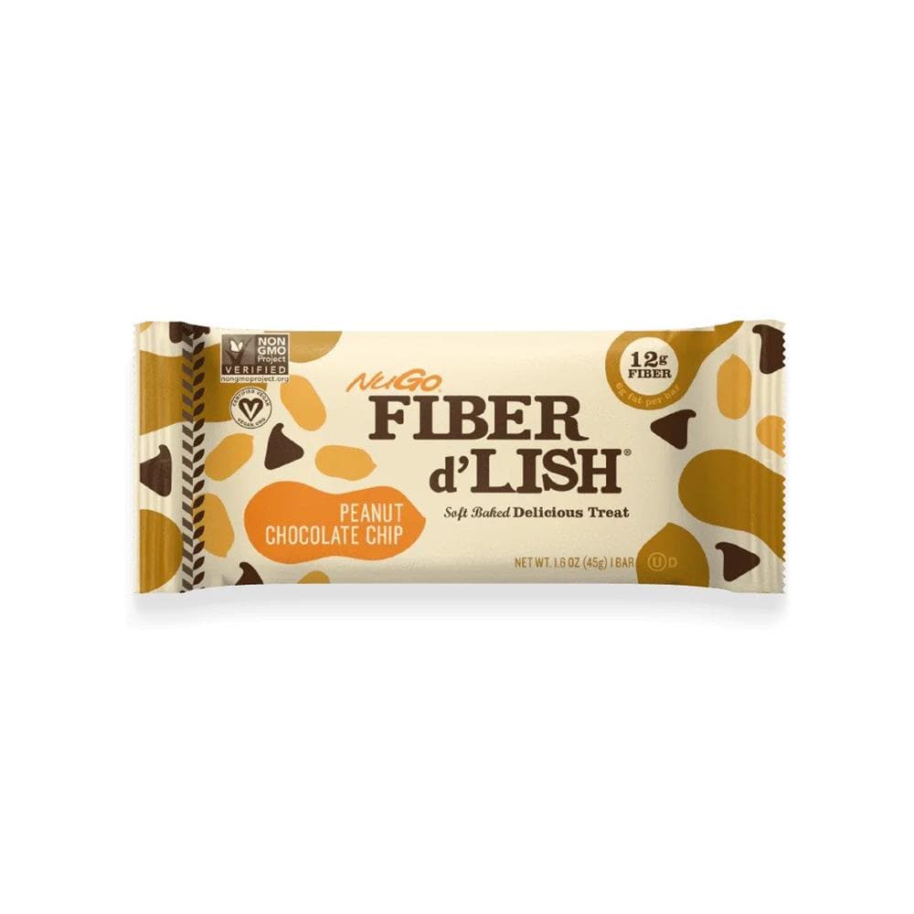 NuGo Fiber dLish Peanut Chocolate 45g, NuGo