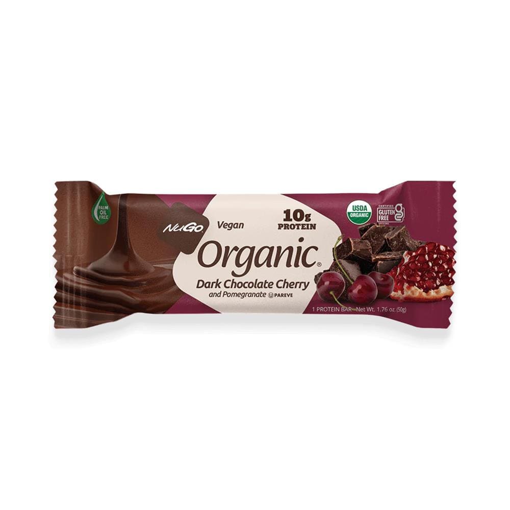 NuGo Organic Dark Chocolate Pomegranate Bar 50g, NuGo