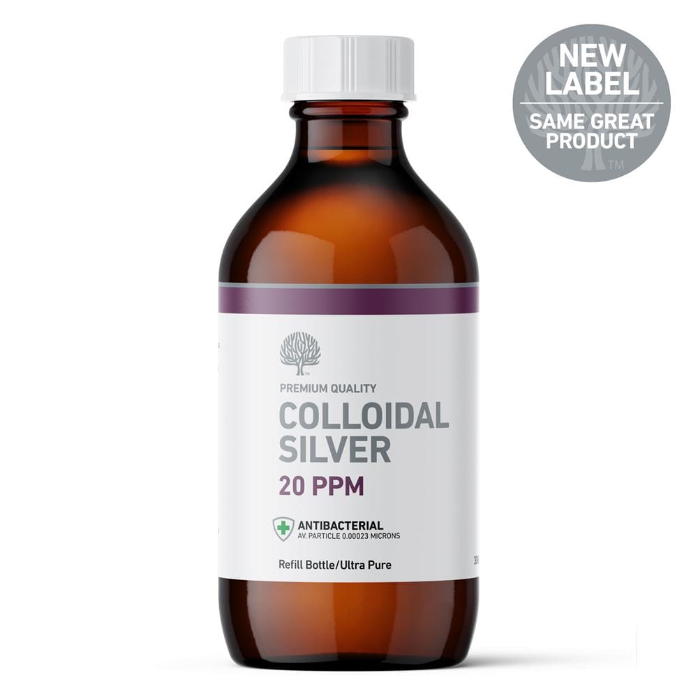 20ppm Enhanced Colloidal Silver 300ml - pH 9.0, Optimised Energetics