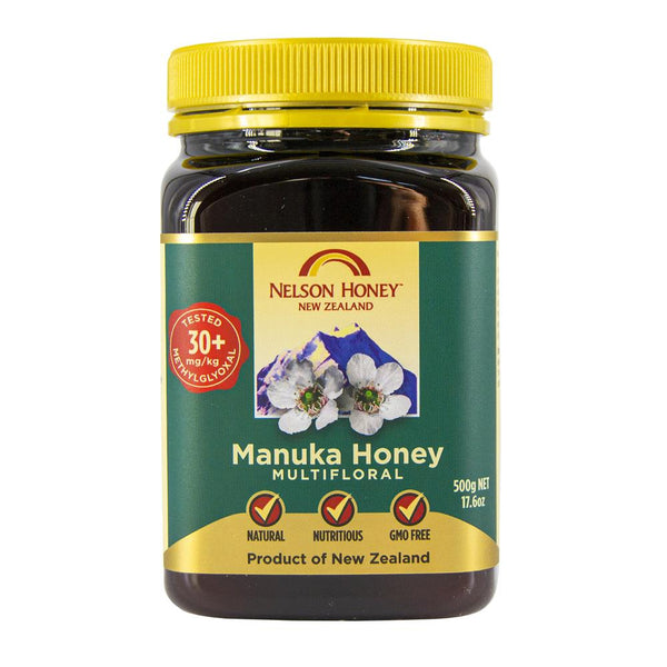 30+ MG Manuka Honey 500g, Nelson Honey