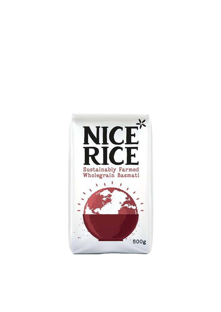 Nice Rice Sustainably Farmed Wholegrain Basmati 500g, Nice Rice