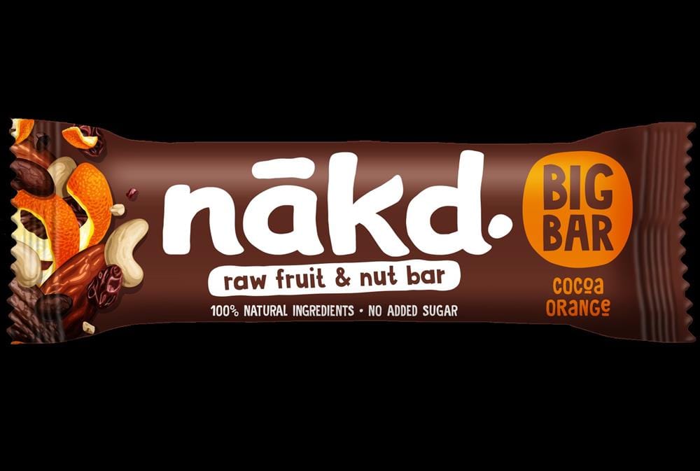 NAKD Cocoa Orange Big Bar 45g, Nakd