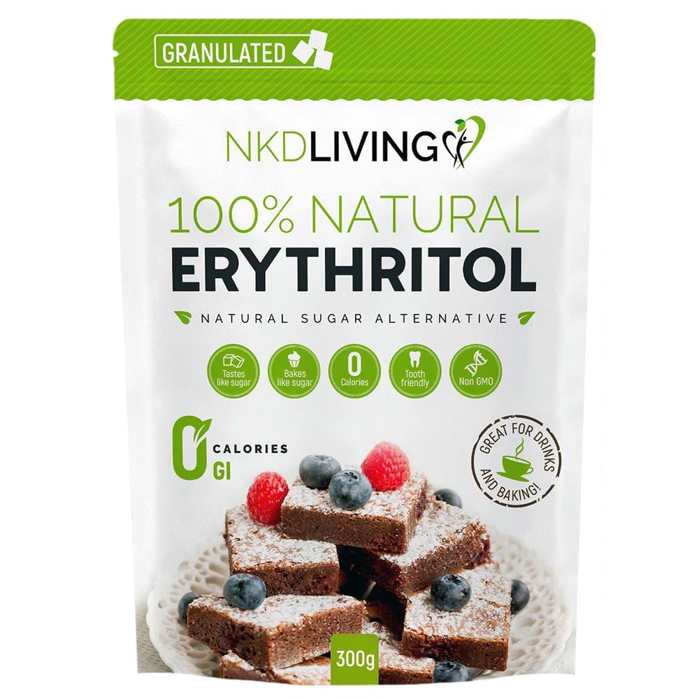 Erythritol Granulated Natural 0 Calorie Sweetener 300g, NKD Living