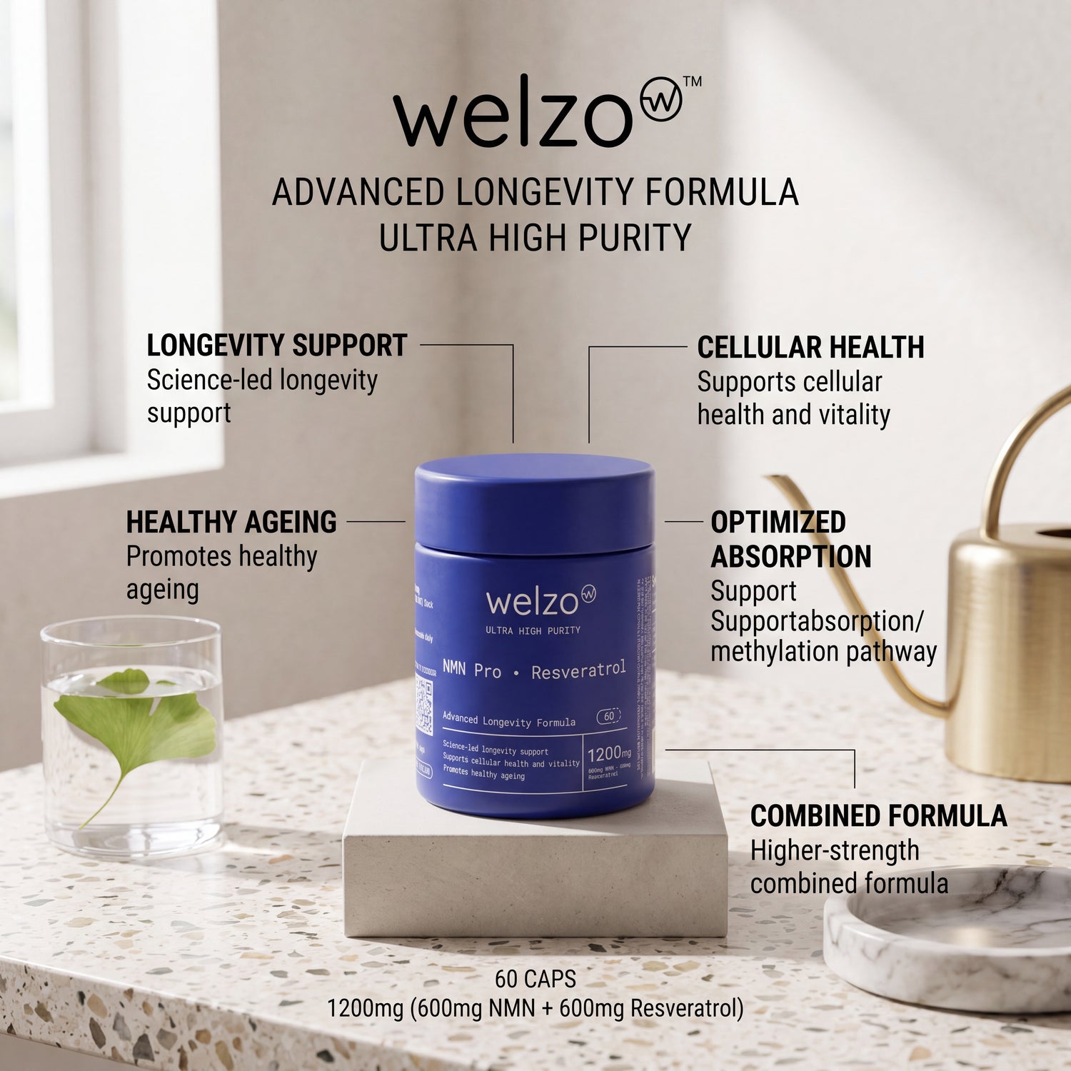Welzo Ultra Purity Luteolin 500