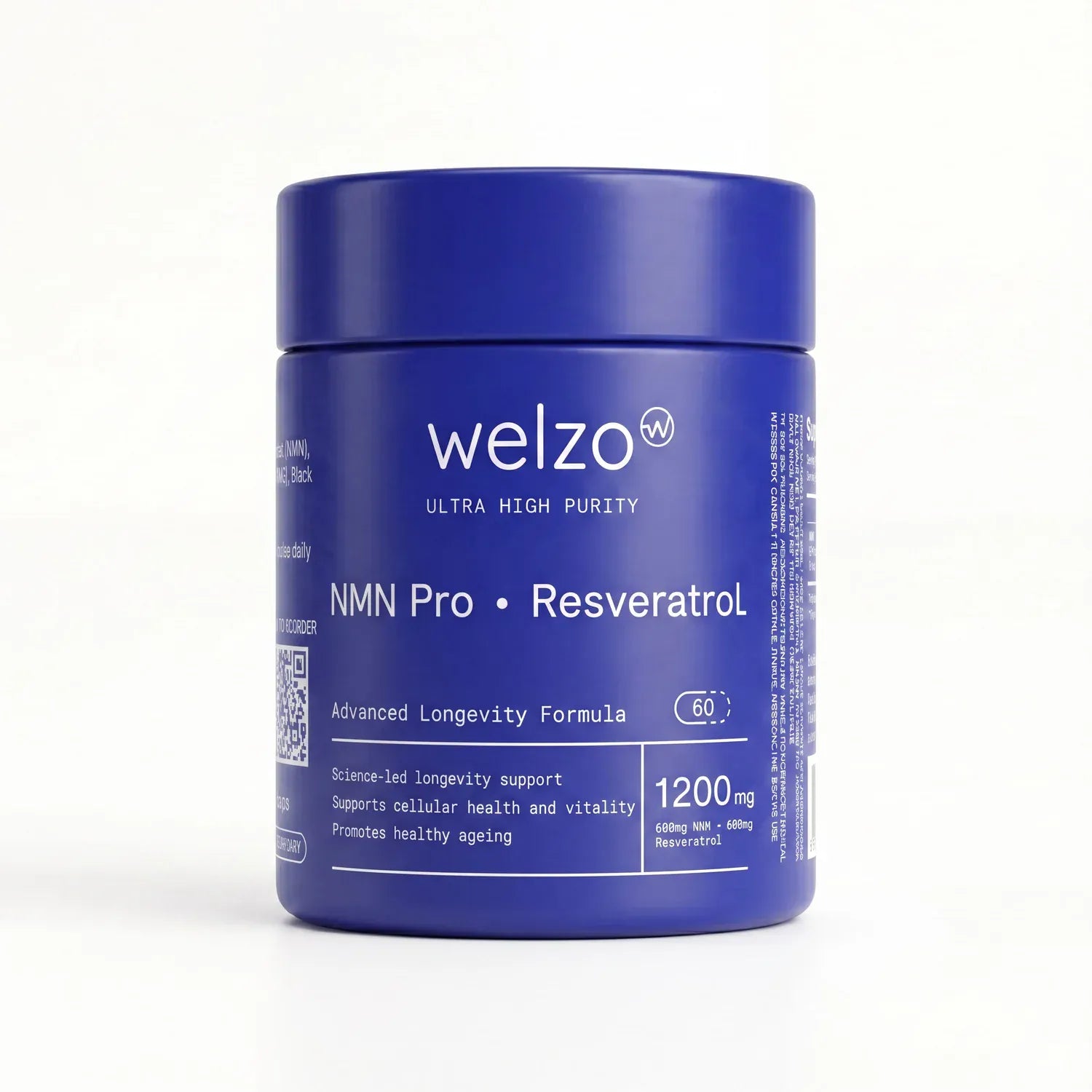 Welzo NMN Pro | High-Purity Nicotinamide Mononucleotide (NMN) Supplement